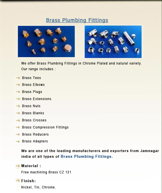 Brass Plumbing Fittings